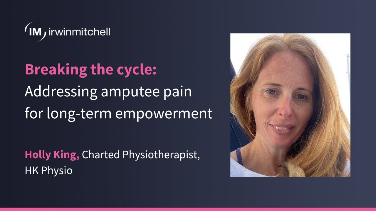 Breaking the cycle Addressing amputee pain for long-term empowerment - Holly King