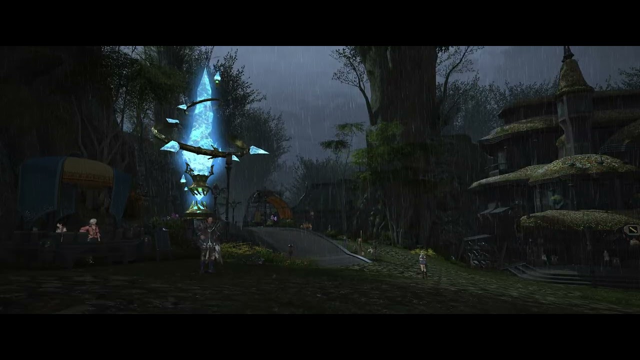 Final Fantasy XIV - Life in Eorzea - New Gridania - Ambient Music and Sounds