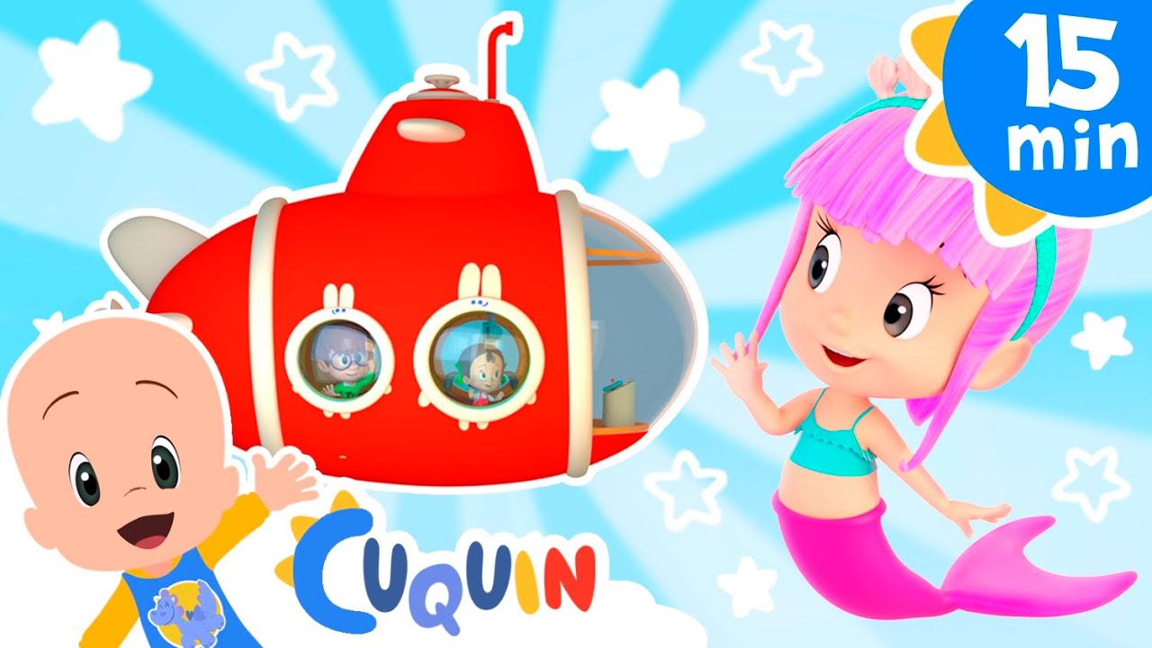El submarino girando va | Canciones y vídeos educativos con Cleo y Cuquín