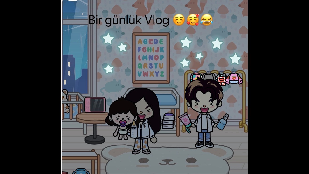 Emiliy Minjun ve kızları Minso’nun bir günü. (Sizce Emiliy’nin yeni saçı nasıl olmuş?) ☺️💭