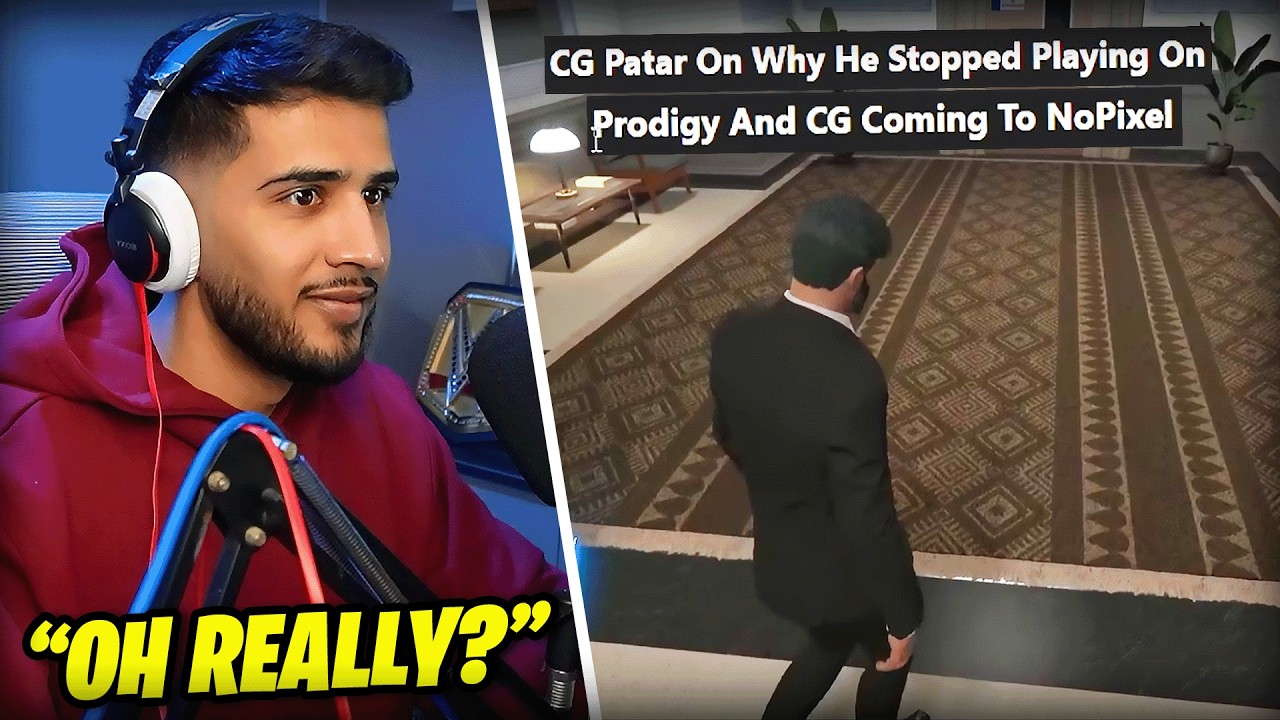 Rated реагирует на возвращение Patar на CG в NoPixel! | Prodigy RP | GTA RP