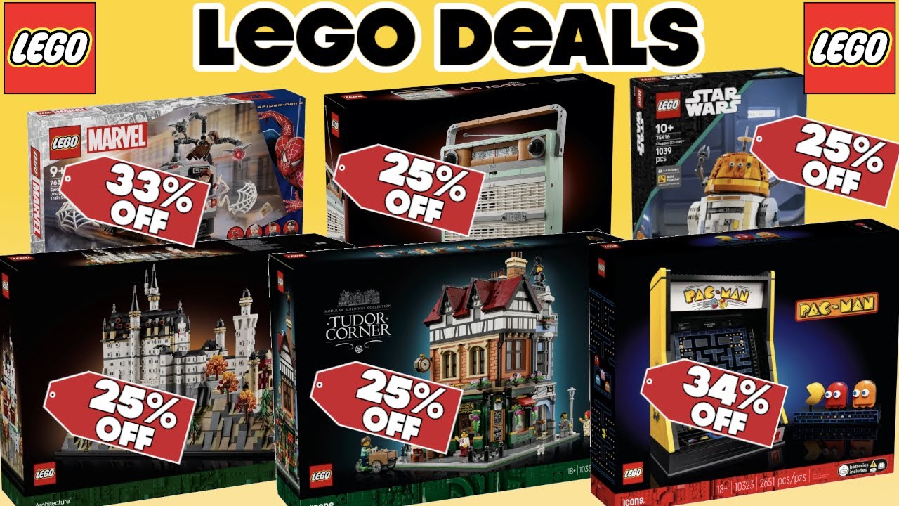LEGO &mdash; РАННИЕ ПРЕДЛОЖЕНИЯ В ЧЕРНУЮ ПЯТНИЦУ! &mdash; ЦЕНЫ СНИЖЕНЫ ДО 34%... СПЕШИТЕ!