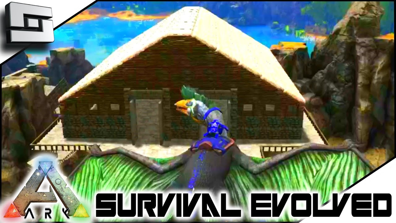 ARK: Survival Evolved - BIG BASE BUILD BEGINNINGS! S3E54 ( Gameplay )