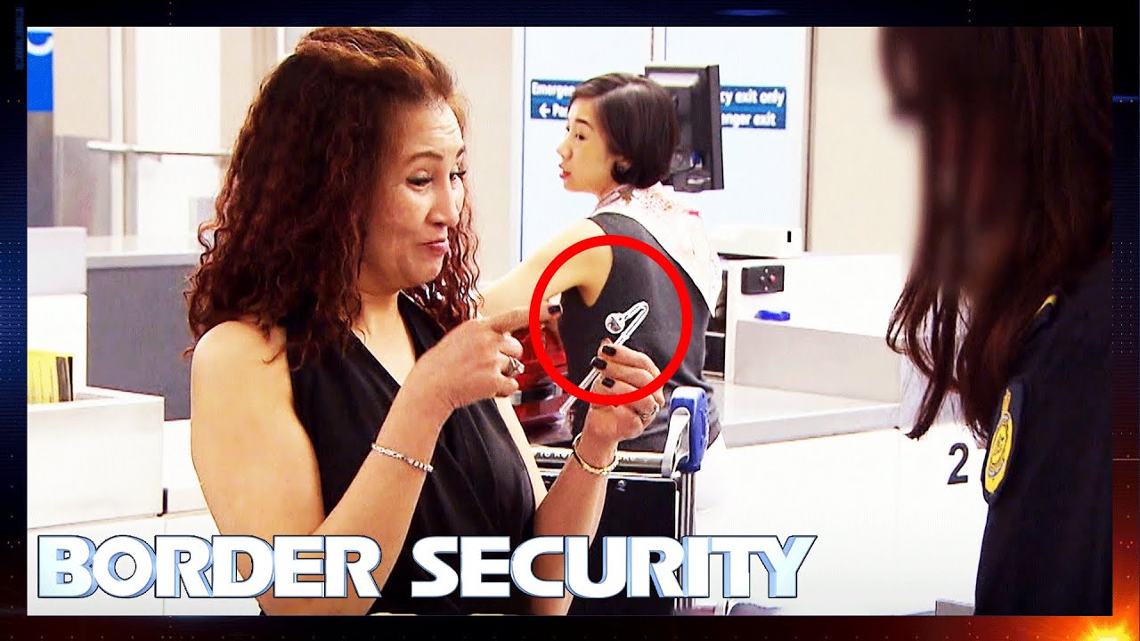 Couple Stopped With Glass Pipes In Bag 😱 Season 10 Episode 18 | Border Security Australia