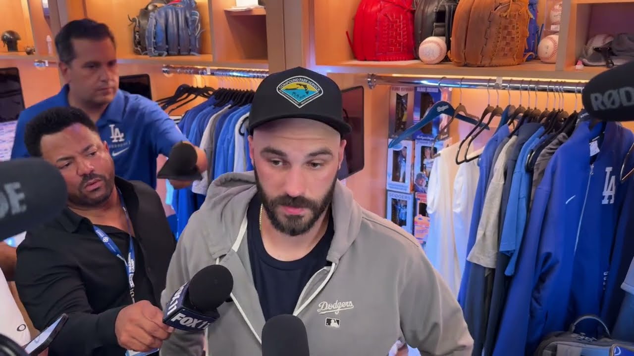 Tanner Scott Reacts to Giving Up 3-Run Home Run in Wild Dodgers Win Over Diamondbacks 