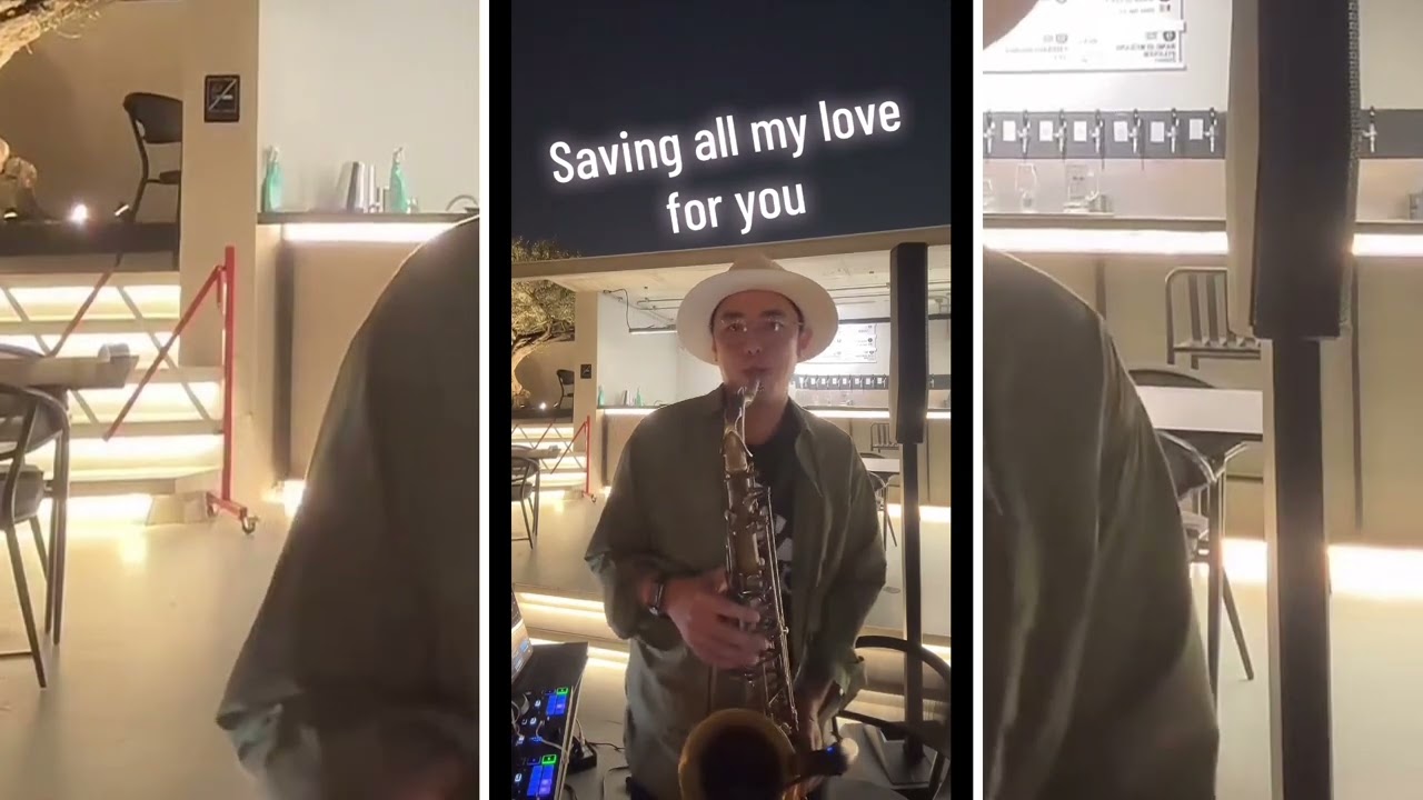 My favorite song, I’ll play as many times as I like. 😁 #savingallmyloveforyou #saxophone #dj