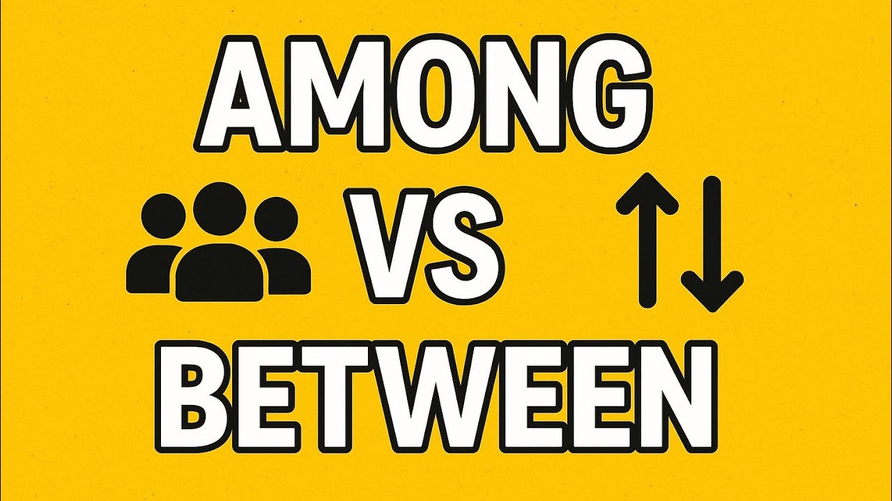 Among vs Between | Confusing English Words | Spoken English