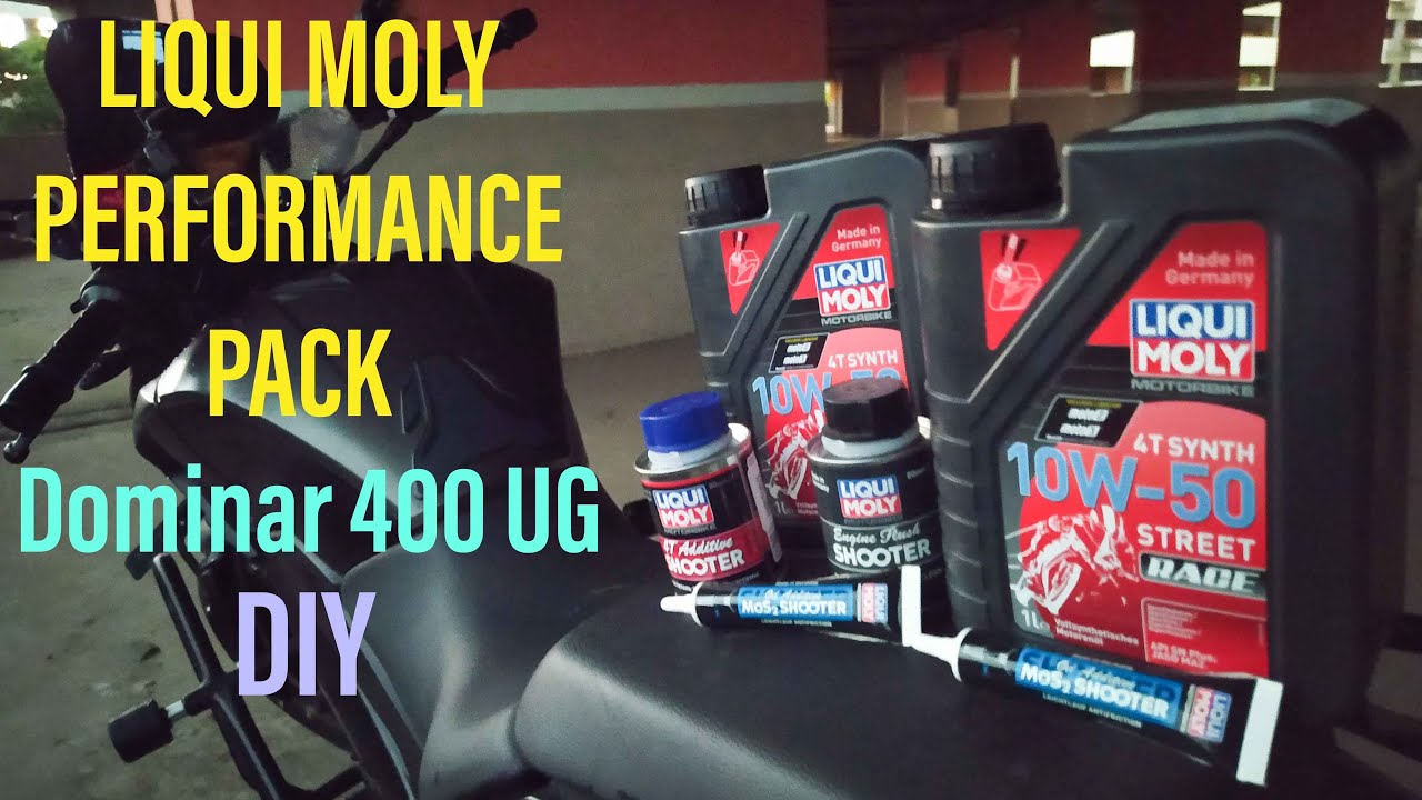 LIQUI MOLY PERFORMANCE PACK ON DOMINAR 400 UG | TUTORIAL #diy