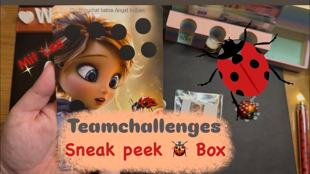Teamchallengemontag mit Lea // Sneak peek Marienkäferbox von @JuttasLaden