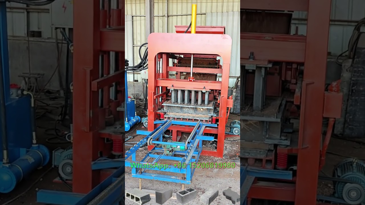 qt4 18 automatic hydraulic cement concrete hollow solid block making machine for sale in tanzania
