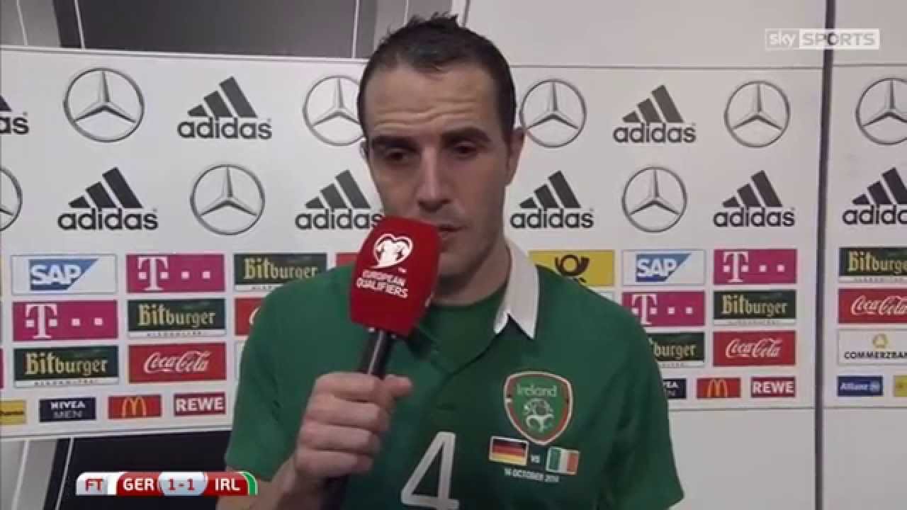 Germany v Republic of Ireland - Post Match Interview - John O'Shea (14/10/14)