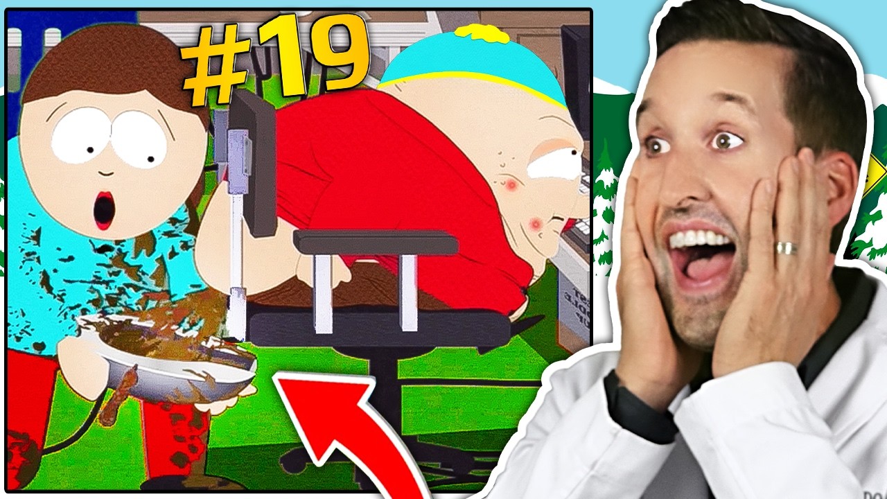 ВРАЧ смотрит смешные медицинские сцены из Южный Парк #19