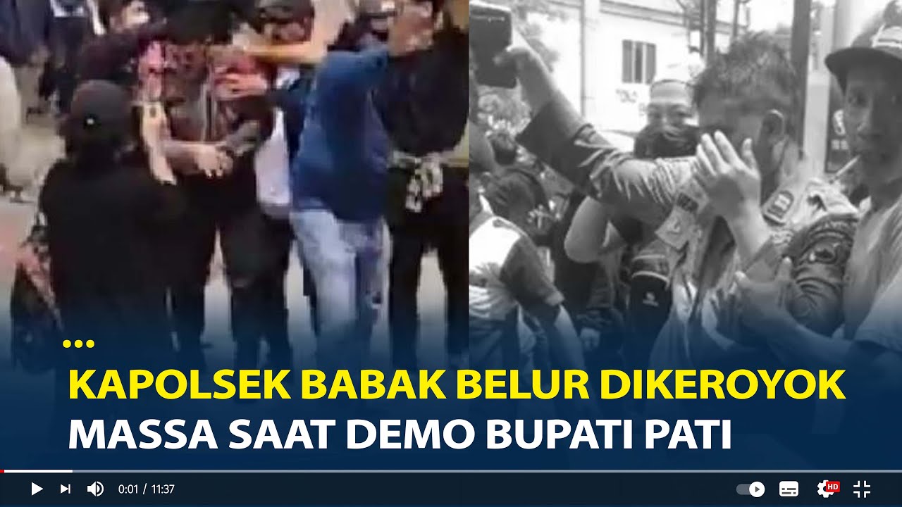 Sosok Iptu Heru Purnomo, Kapolsek Pati Babak Belur Dikeroyok Massa Saat Demo Bupati Pati