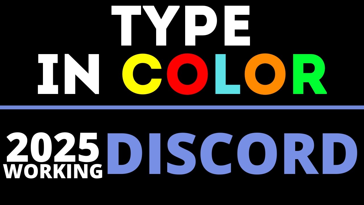 Как печатать цветным шрифтом в Discord &mdash; Изменение цвета текста в Discord &mdash; 2025 Работает