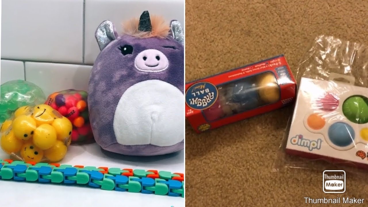 fidget toy tik tok unboxing compilation