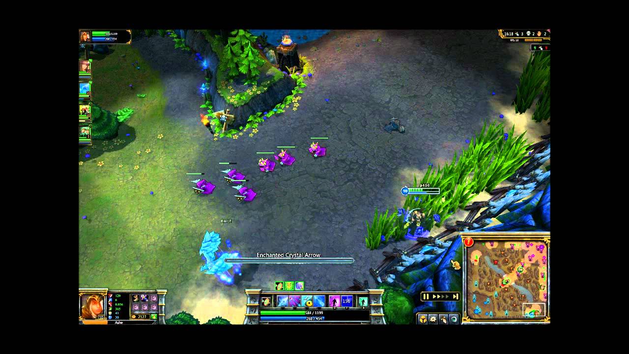 LoL - Ashe-Anivia blind arrow GODLIKE
