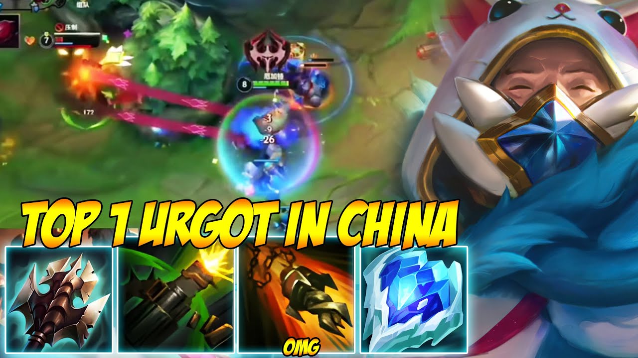 TOP 1 URGOT IN CHINA WILD RIFT - THIS IS 100% HIDDEN OP