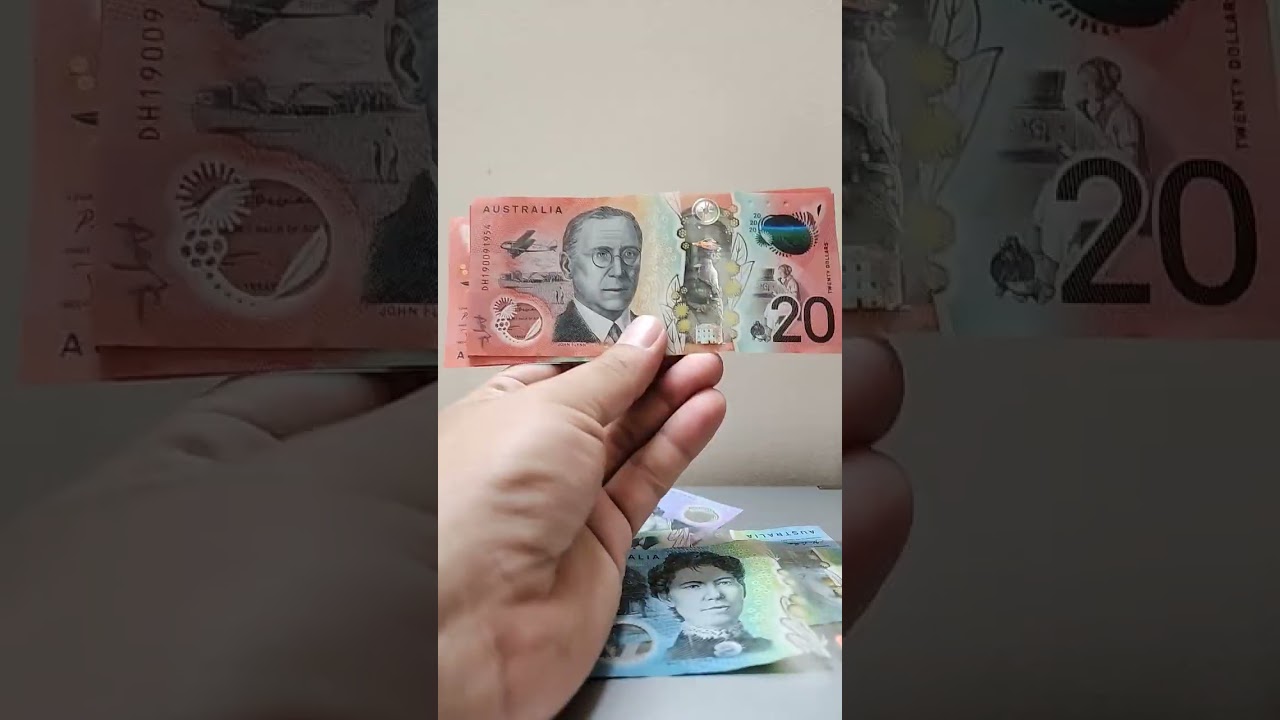 Australian 20,10,5 Dollar Polymer Bills