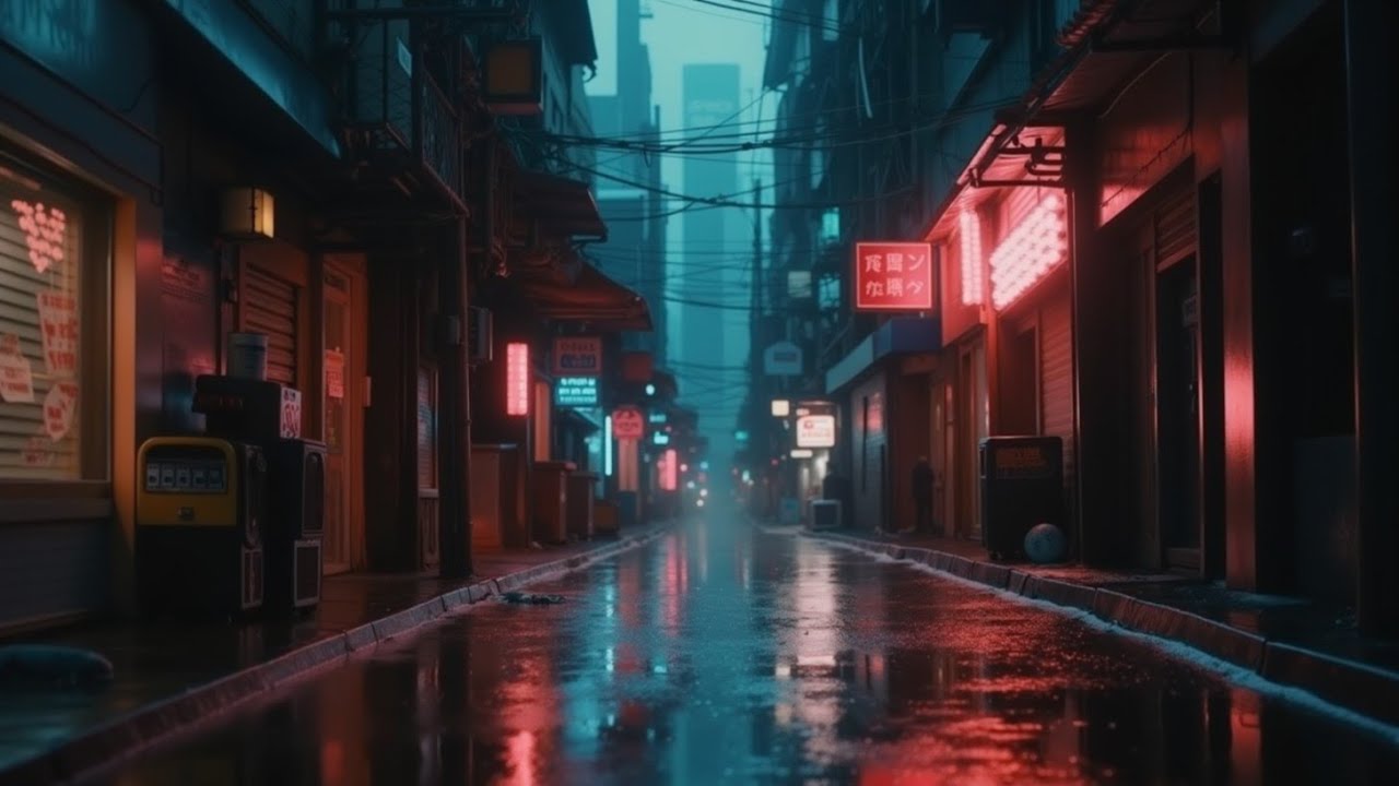 Винтажная Япония 🇯🇵 Lofi 80-90-х и Дождь Сибуя (Атмосфера для Релакса и Учебы) 🎧🌃