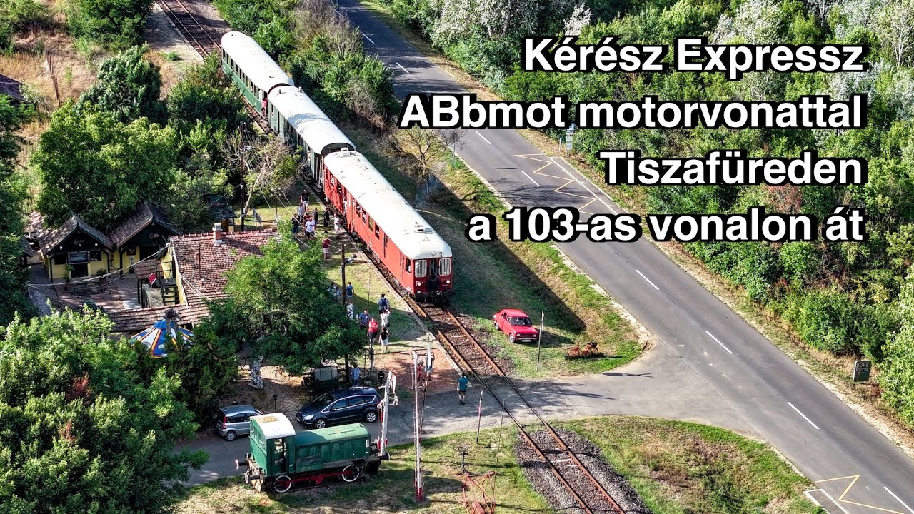 ABbmot 610 K&eacute;r&eacute;sz Expressz Tiszaf&uuml;reden #abbmot #k&uuml;l&ouml;nvonat #trainspotting #vas&uacute;t #m&aacute;v #vicin&aacute;lis