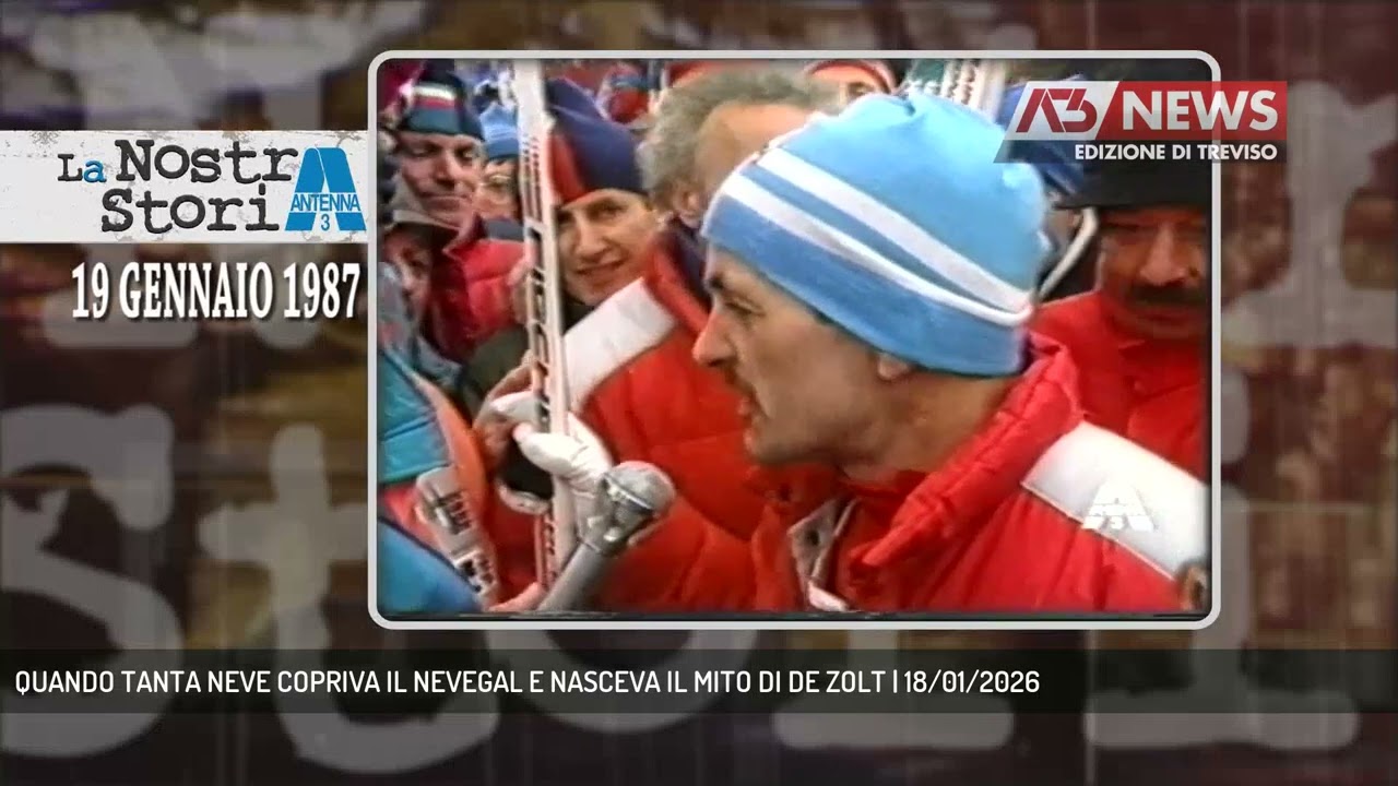 QUANDO TANTA NEVE COPRIVA IL NEVEGAL E NASCEVA IL MITO DI DE ZOLT | 18/01/2026