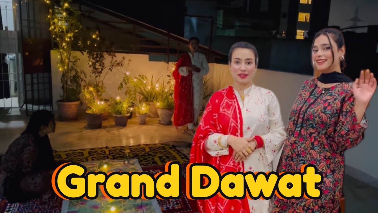 Susral Me Maike Ki Special Dawat | Grand Dawat Vlog | Hamail Saeed vlogs