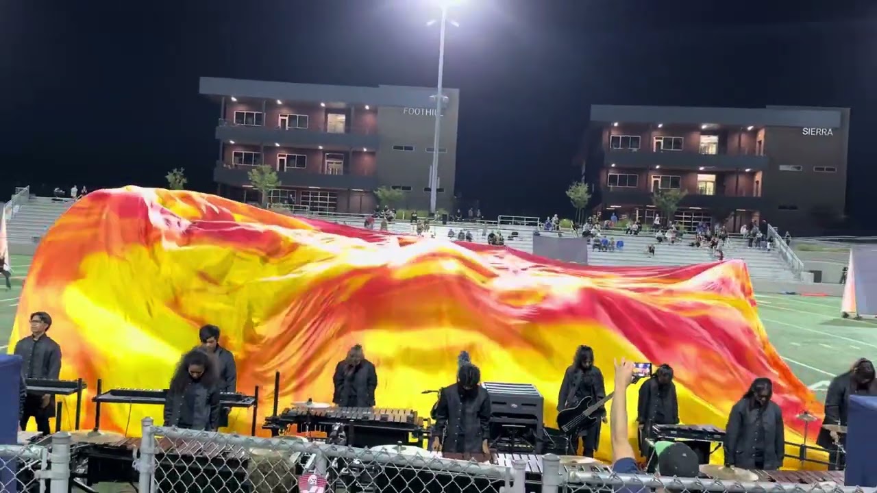 West Park Panther Marching Band 2025 Field Show (1st & 2nd Movements) - Fire and Flames