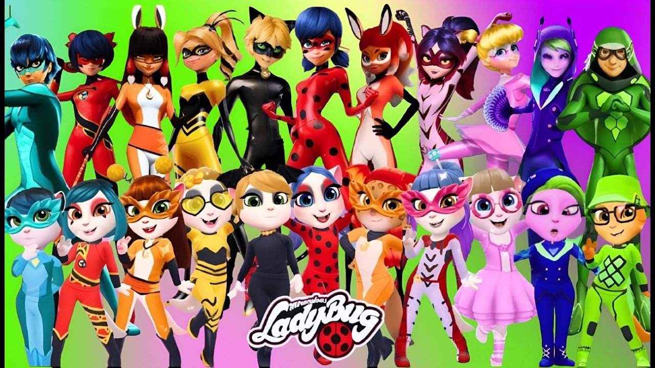 🌈MIRACULOUS LADYBUG ➕ANGELA 2 Cosplay Makeover