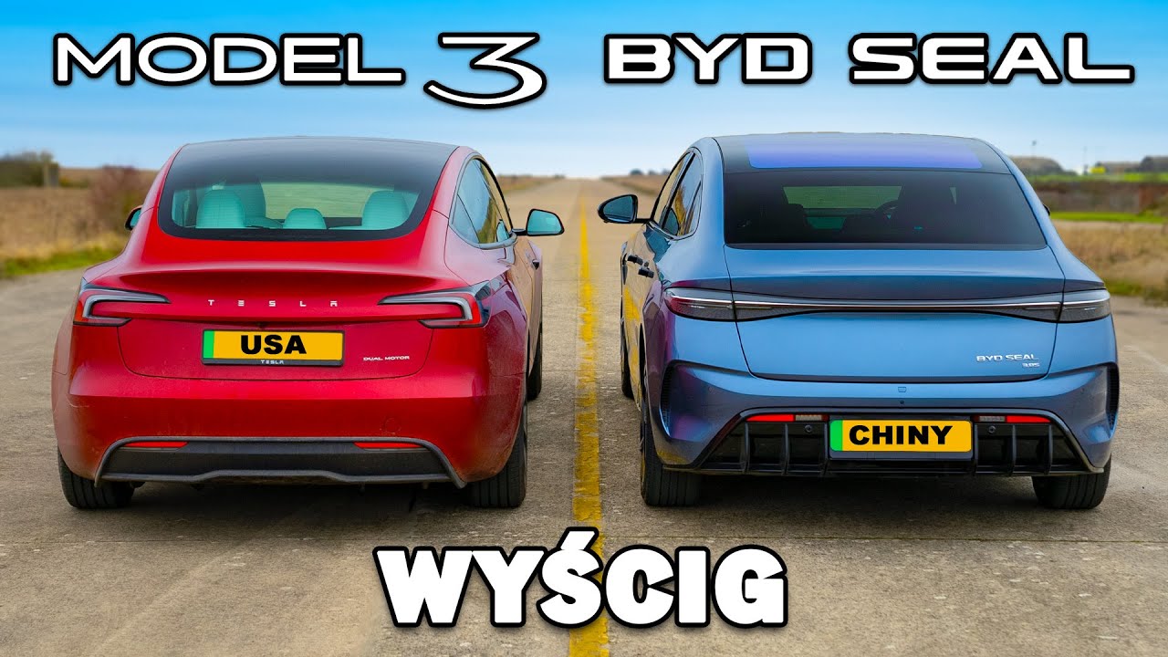 WYŚCIG: Tesla Model 3 vs BYD Seal