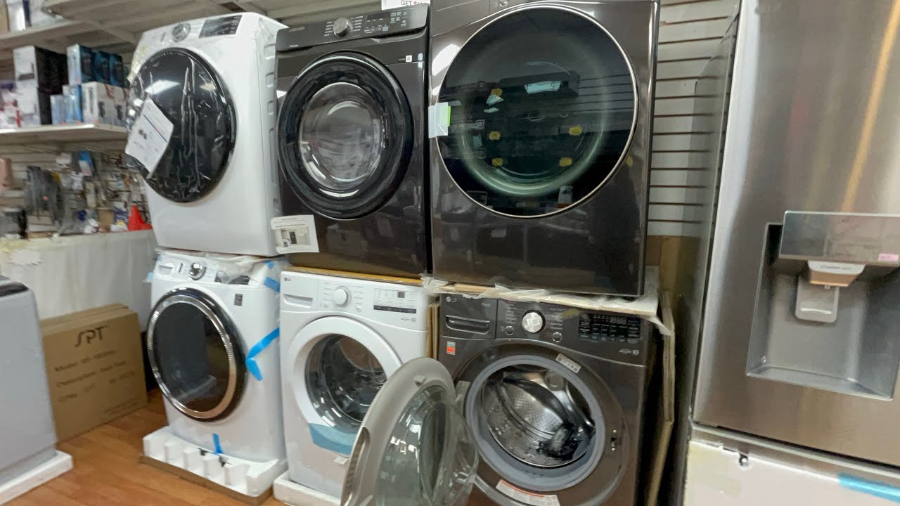 Some Washers and Dryers in the Appliance Store Review