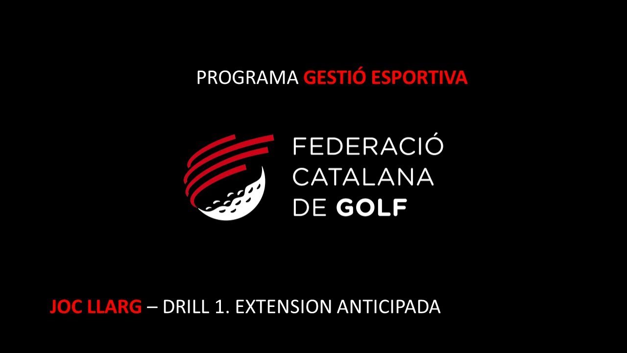DRILL 1. EXTENSION ANTICIPADA