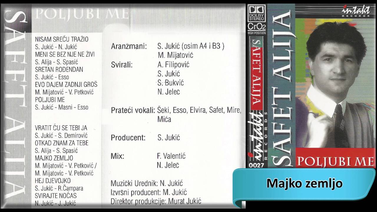 Safet Alija - Majko zemljo - (Audio 1996) HD