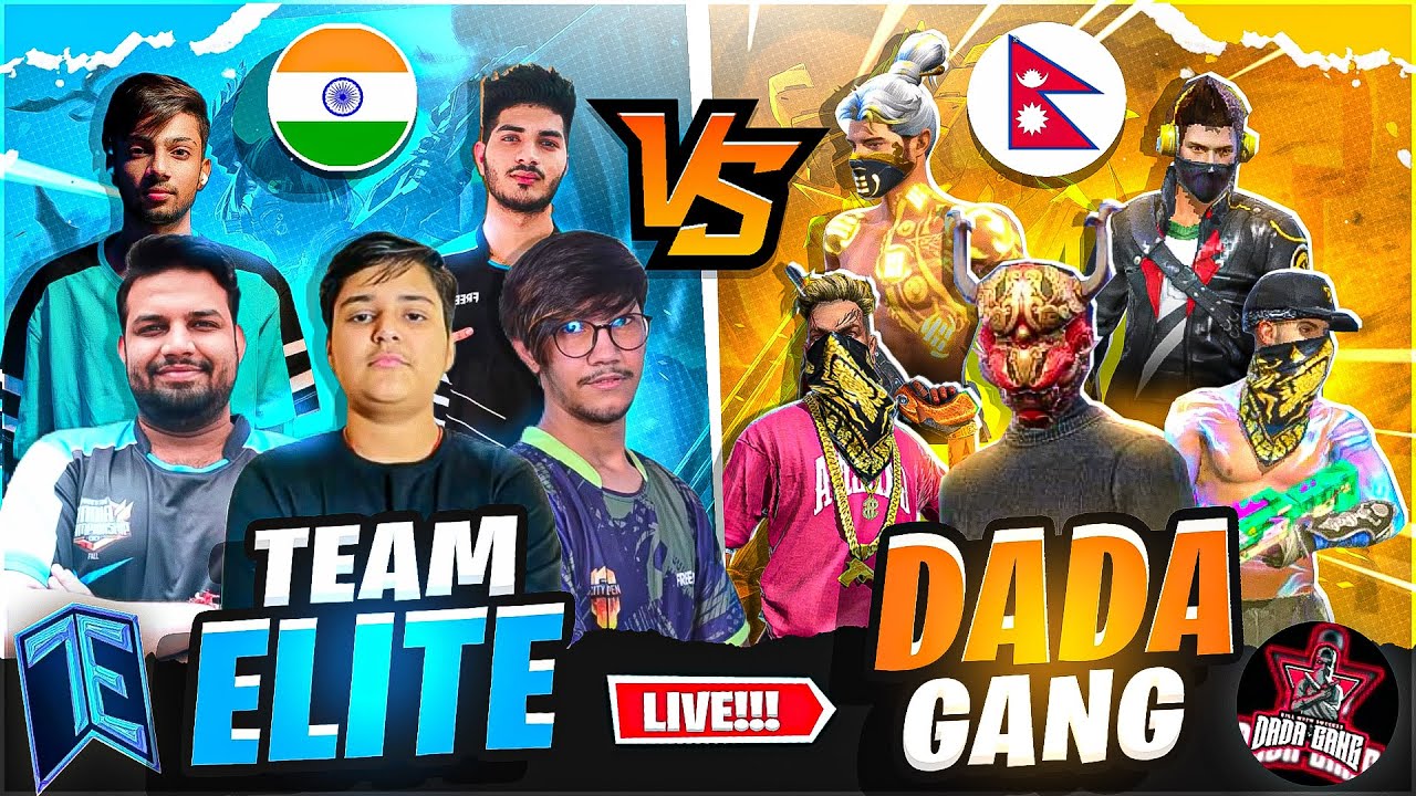 Ultimate Clash War | IND vs NEP | Elite vs Dada Gang - Garena Free Fire #totalgaming #gyangaming #dh