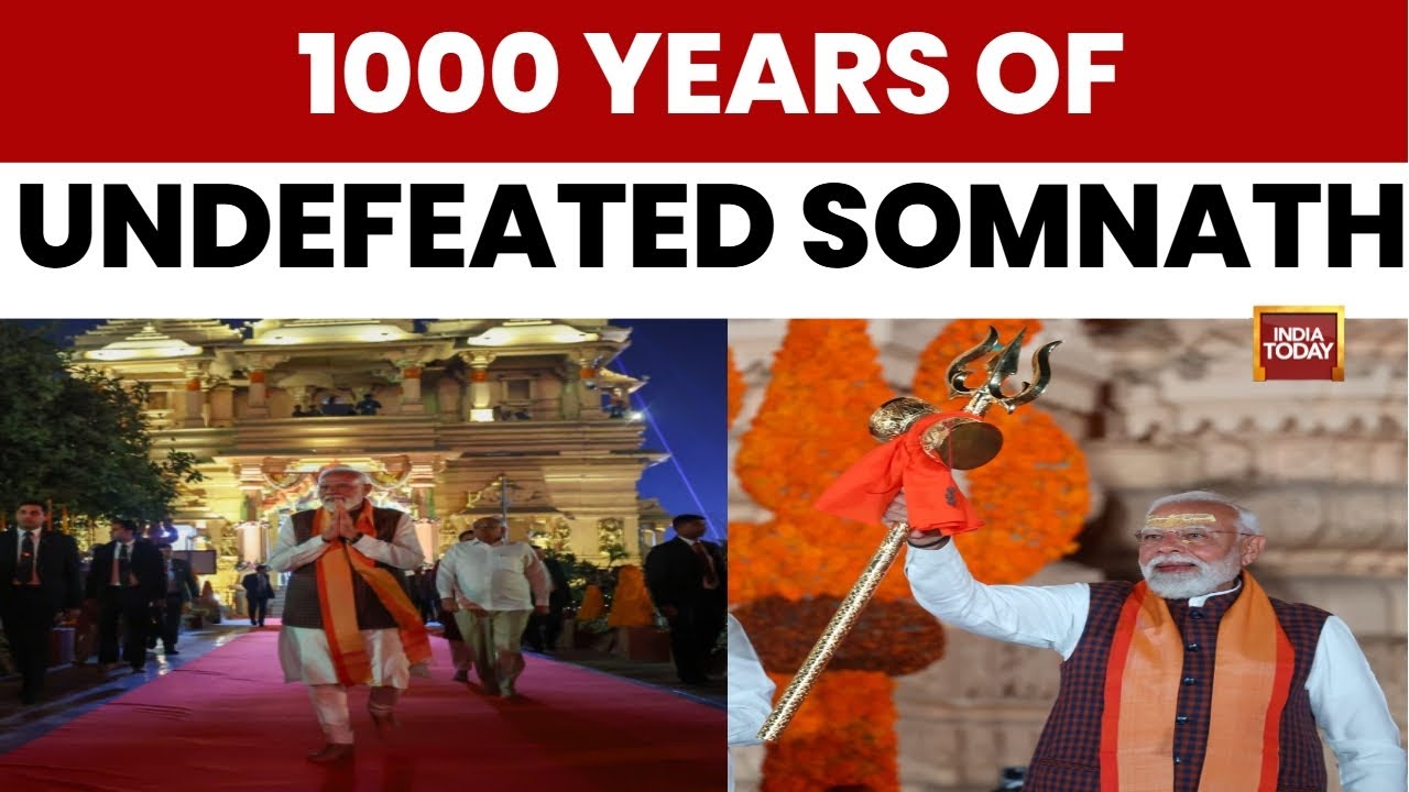 PM Modi's Somnath Visit: Shaurya Yatra With 108 Horses Marks 1000 Years of Resilience | India Today