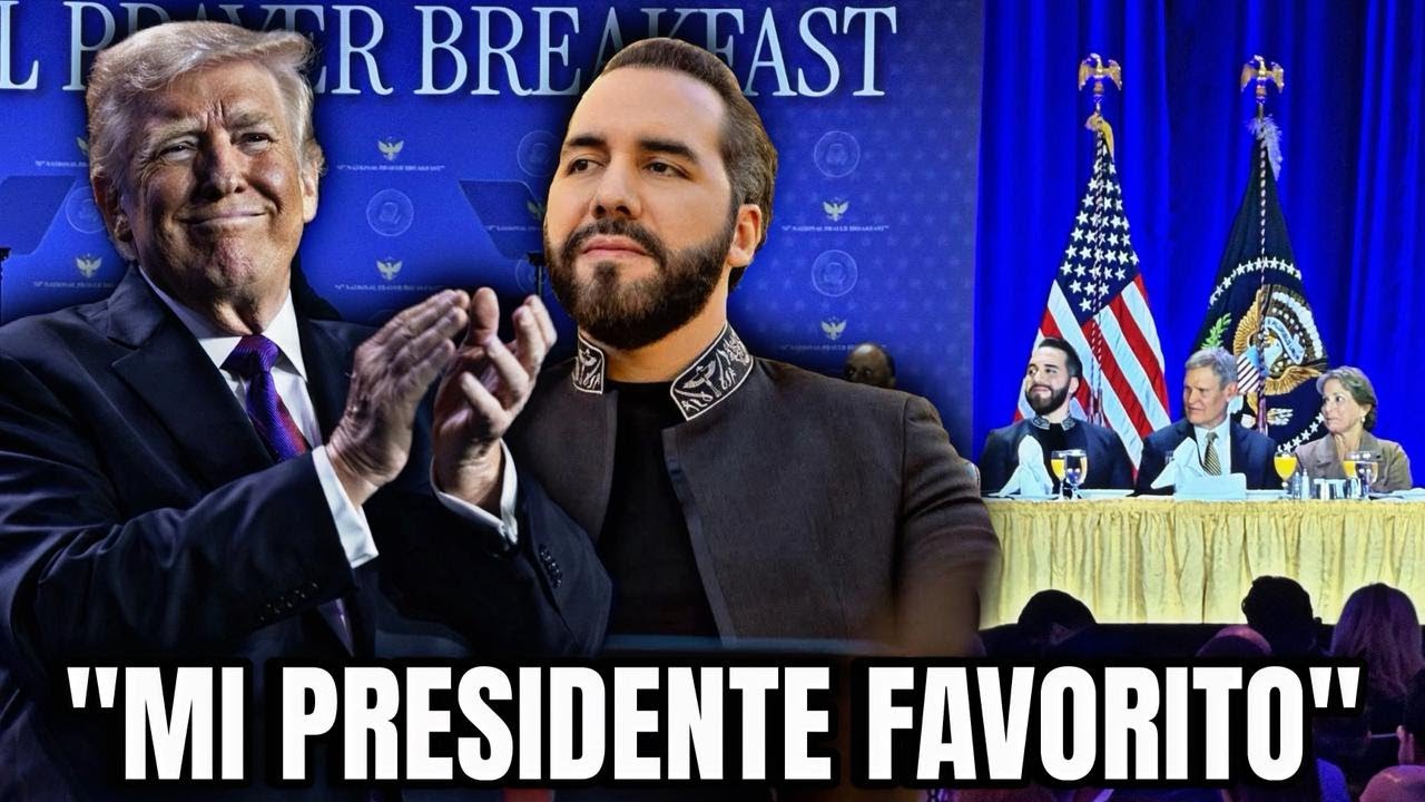 BUKELE INVITADO DE HONOR DE TRUMP🤯 ASI FUE RECIBIDO EN WASHINGTON