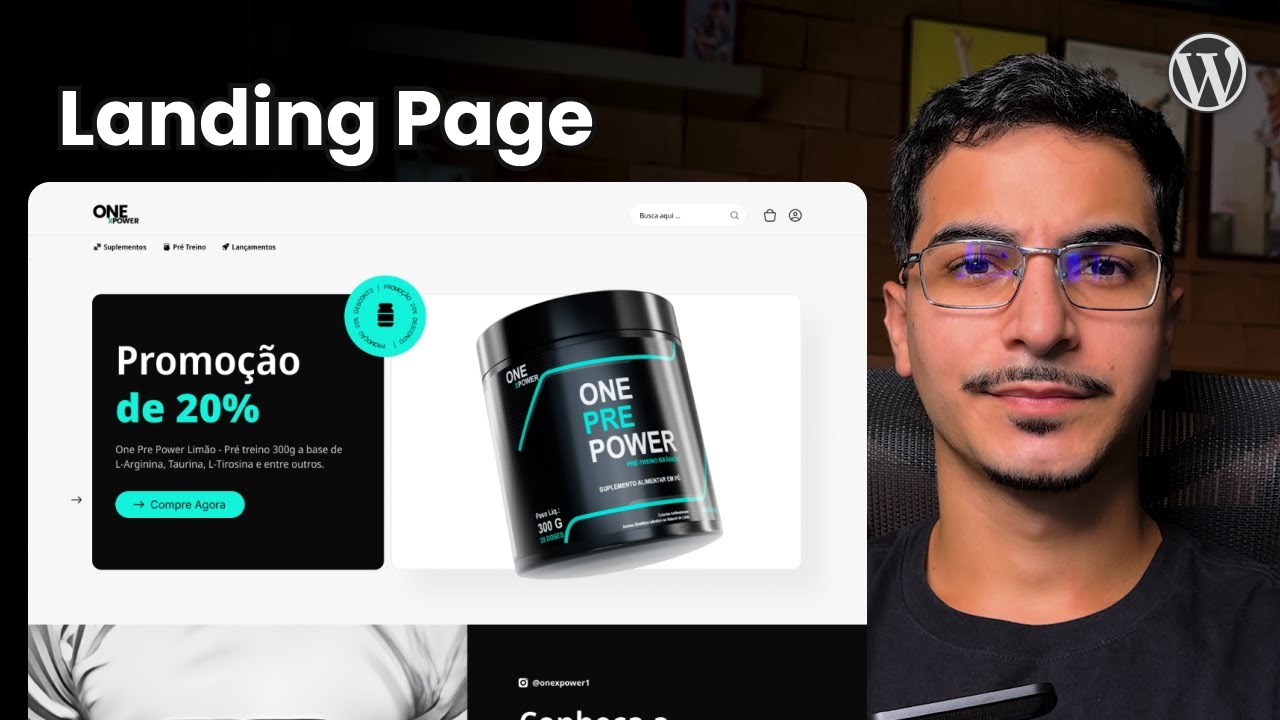 Construindo uma Landing Page no WordPress Elementor | Criando Site Passo a Passo