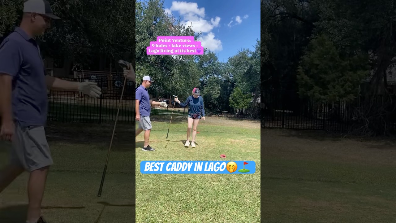 Golf & Lake Living⛳️💜 #golfswing #golfgirl #husbandwife ​⁠​⁠@golf ​⁠​⁠@PointVentureGolf ​⁠​⁠
