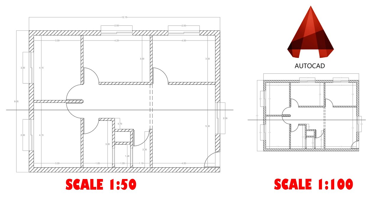 طباعة مخطط عن طريق SCALE | ضبط سكيل الرسم