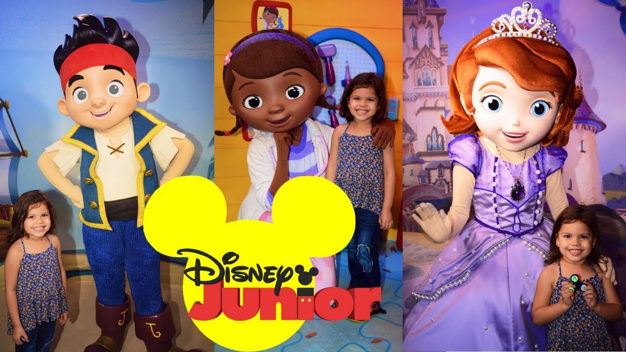 Jessanie meets Jake, Doc Mcstuffins, Sofia the first! Hollywood Studios 2018