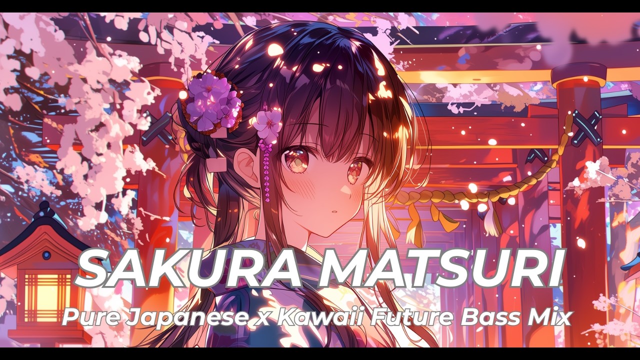 【Playlist】SAKURA MATSURI | Pure Japanese x Kawaii Future Bass Mix for Work & Study 🌸⛩️