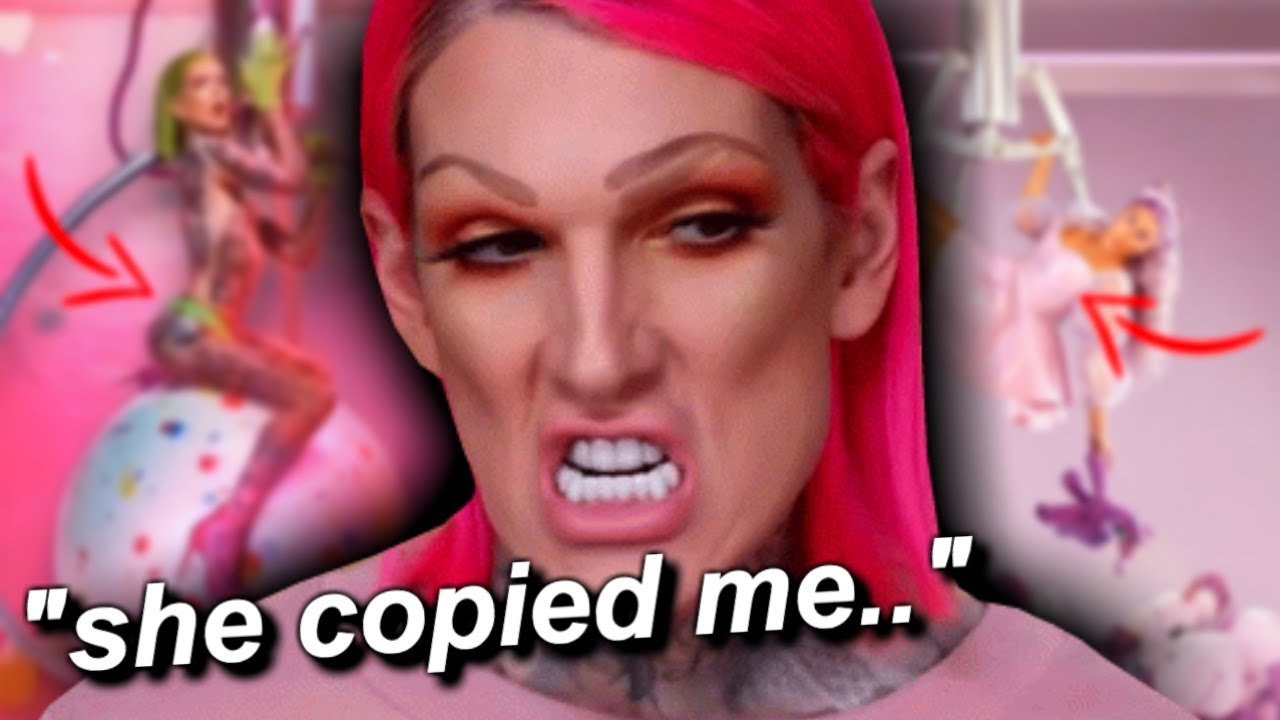 jeffree star SHADES huda beauty for copying him!