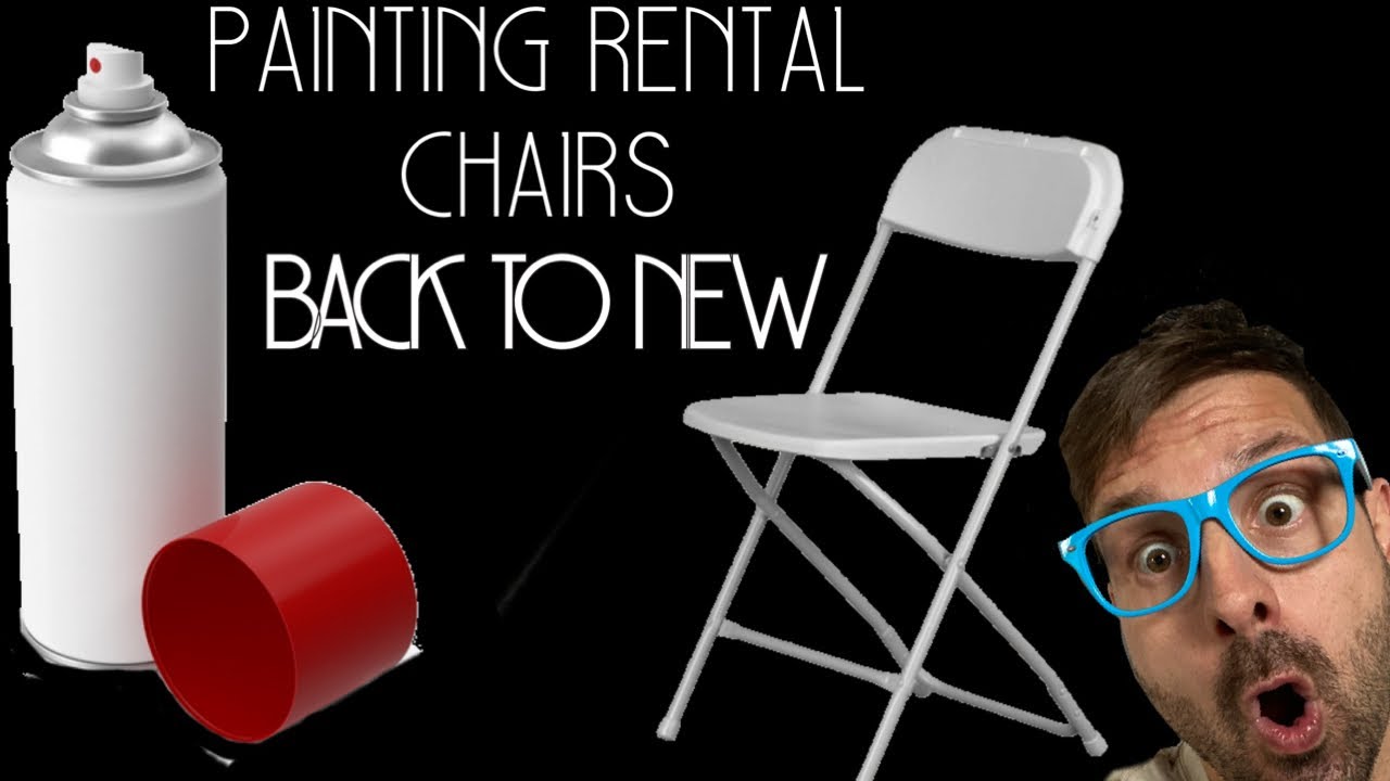 DIY Folding Chair Painting Hack For The Party Rental Business