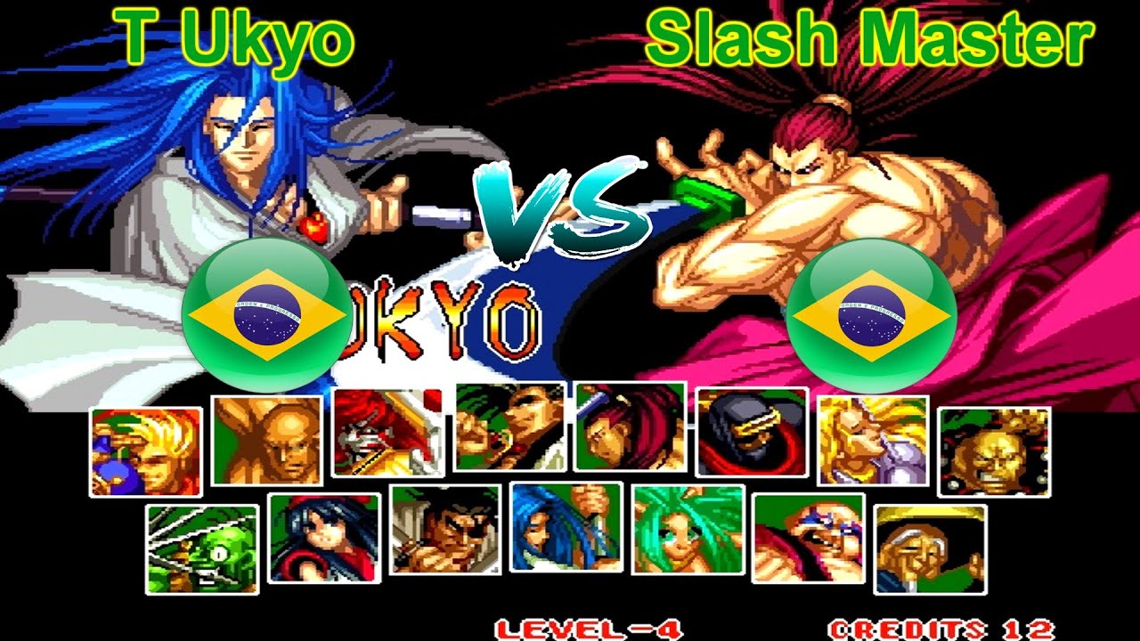 Samurai Shodown 2 - T Ukyo vs Slash Master FT10