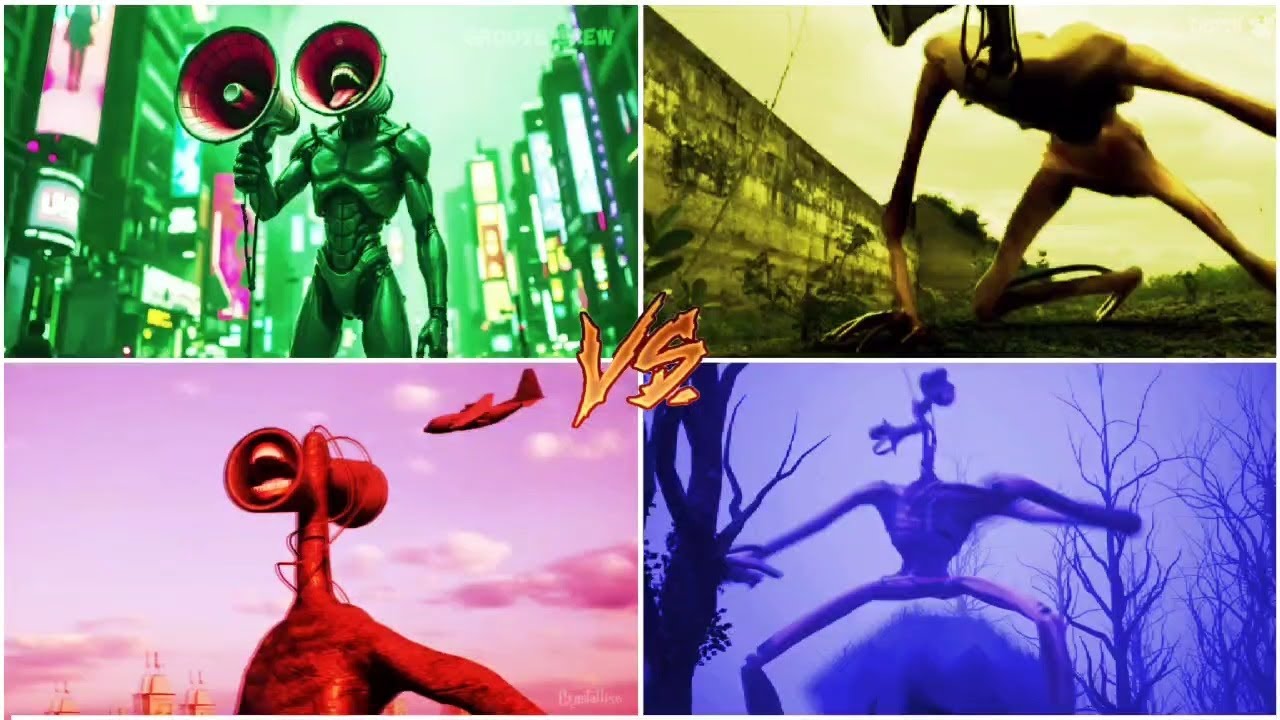 SIREN HEAD - COFFIN DANCE & COLOR FULL SIRENHEADS BATTLE 23