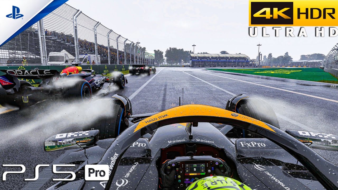 F1 2024 (PS5 Pro) 4K 60FPS HDR Gameplay | Australian Grand Prix (Lando Norris)