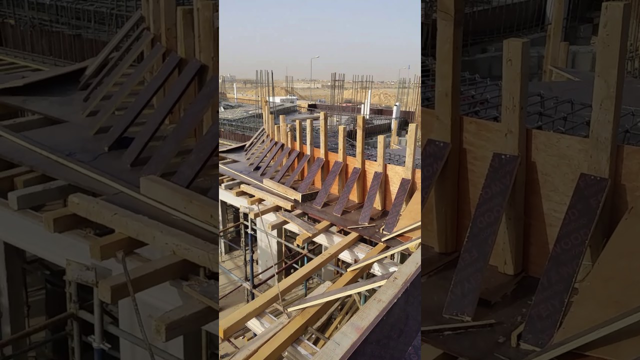 الطريقة الإحترافية لتركيب السلالم الدائرية والأقواس الخرسانية للأسقف.