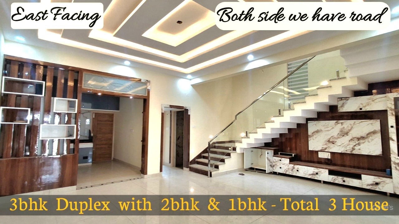 Spacious 3 BHK Duplex House | with 2bhk & 1bhk | site 1160 Sqft | Ground + 3 floor | Near Kalkeri |