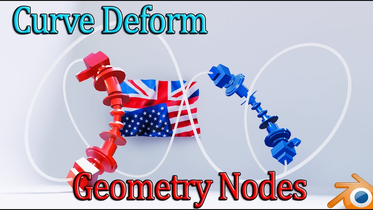 BLENDER - Curve Modifier with Geometry Nodes (ENG)