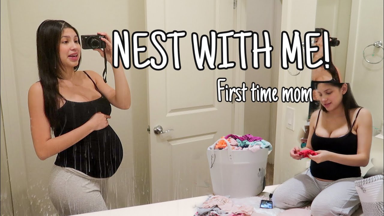 NESTING VLOG | WASHING & ORGANIZING BABY CLOTHES
