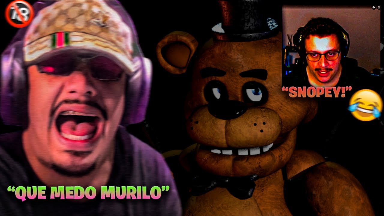 SNOPEY E MURILOSO JOGANDO FIVE NIGHTS AT FREDDY'S (TENTE NÃO RIR 😂)